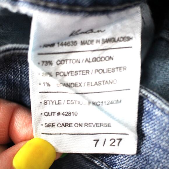 KanCan Tianna Mid Rise Super Skinny Size 7/27 Medium Wash - Picture 4 of 4